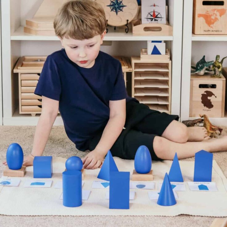 Kindermatic Montessori Geometric Solids 蒙特梭利 幾何立體組