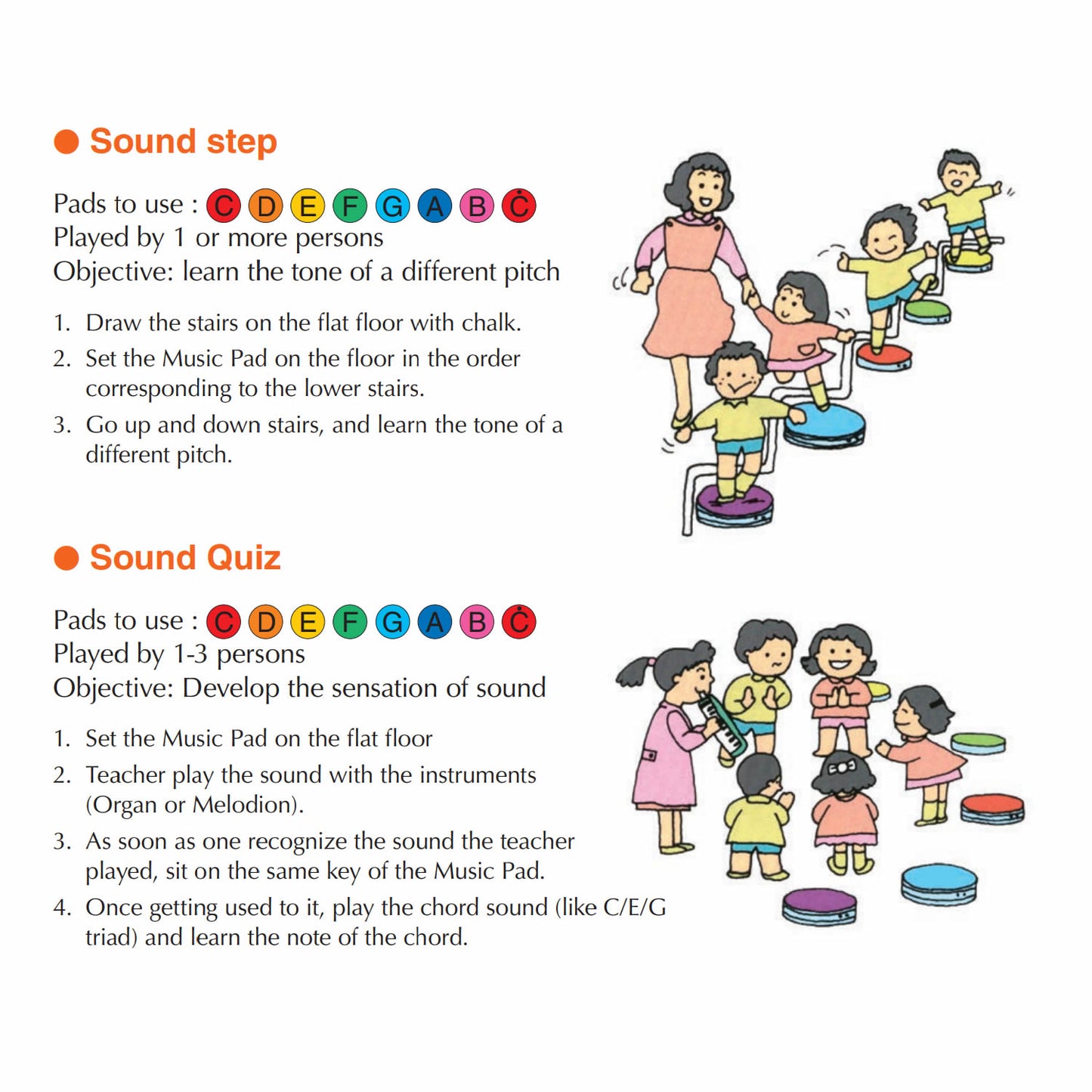 DO-RA-MI Stepping Pad Set of 8