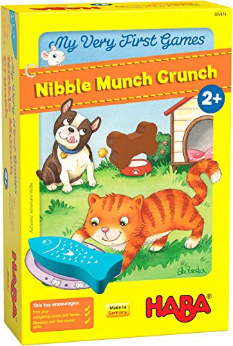 HABA My Very First Games Nibble Munch Crunch Age 2+ 顏色,形狀配對遊戲