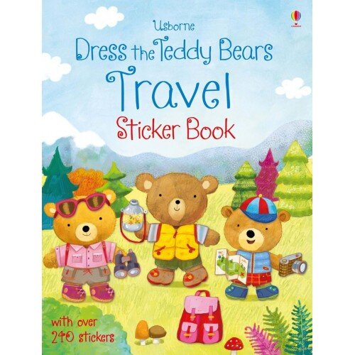 Usborne Dress the Teddy Bears Travel Sticker Book 小熊換裝旅行貼紙書