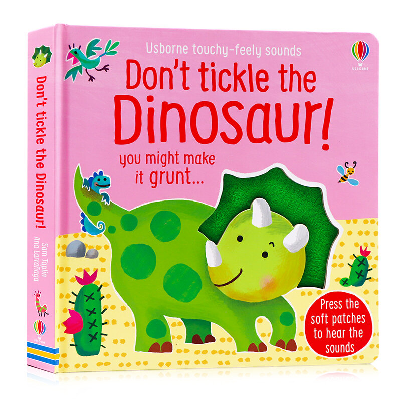 Usborne Don't Tickle the Dinosaur! Touchy-feely Sound Book 別給恐龍撓癢癢！絨毛觸摸發聲書