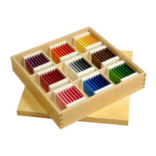 Kindermatic Montessori Wooden Color Tablets 3rd Box 蒙特梭利 63色色卡 色板三