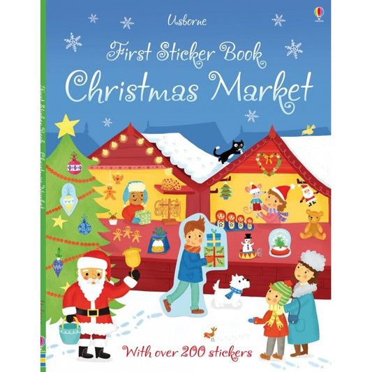 Usborne Christmas Market First Sticker Book 聖誕市集貼紙書