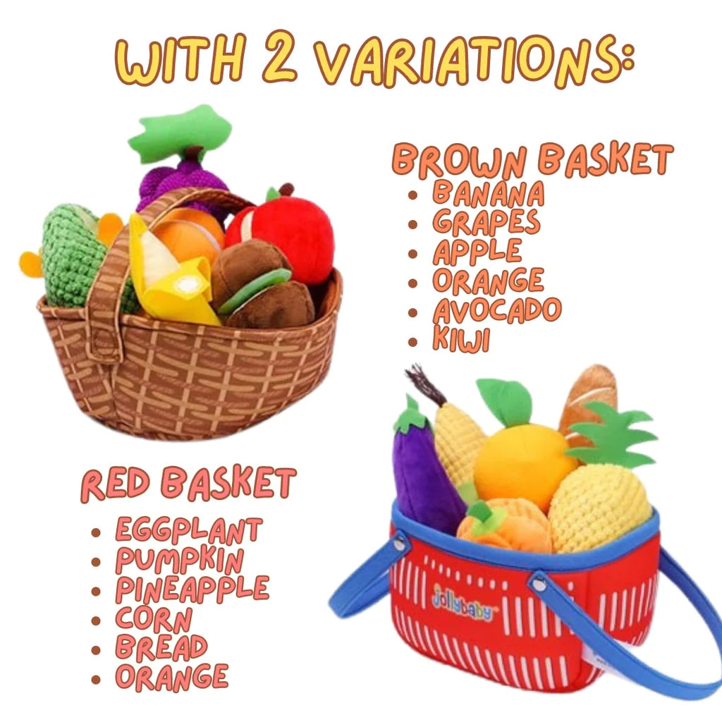 My Veggie & Fruit Basket Soft Toy 我的蔬菜和水果籃