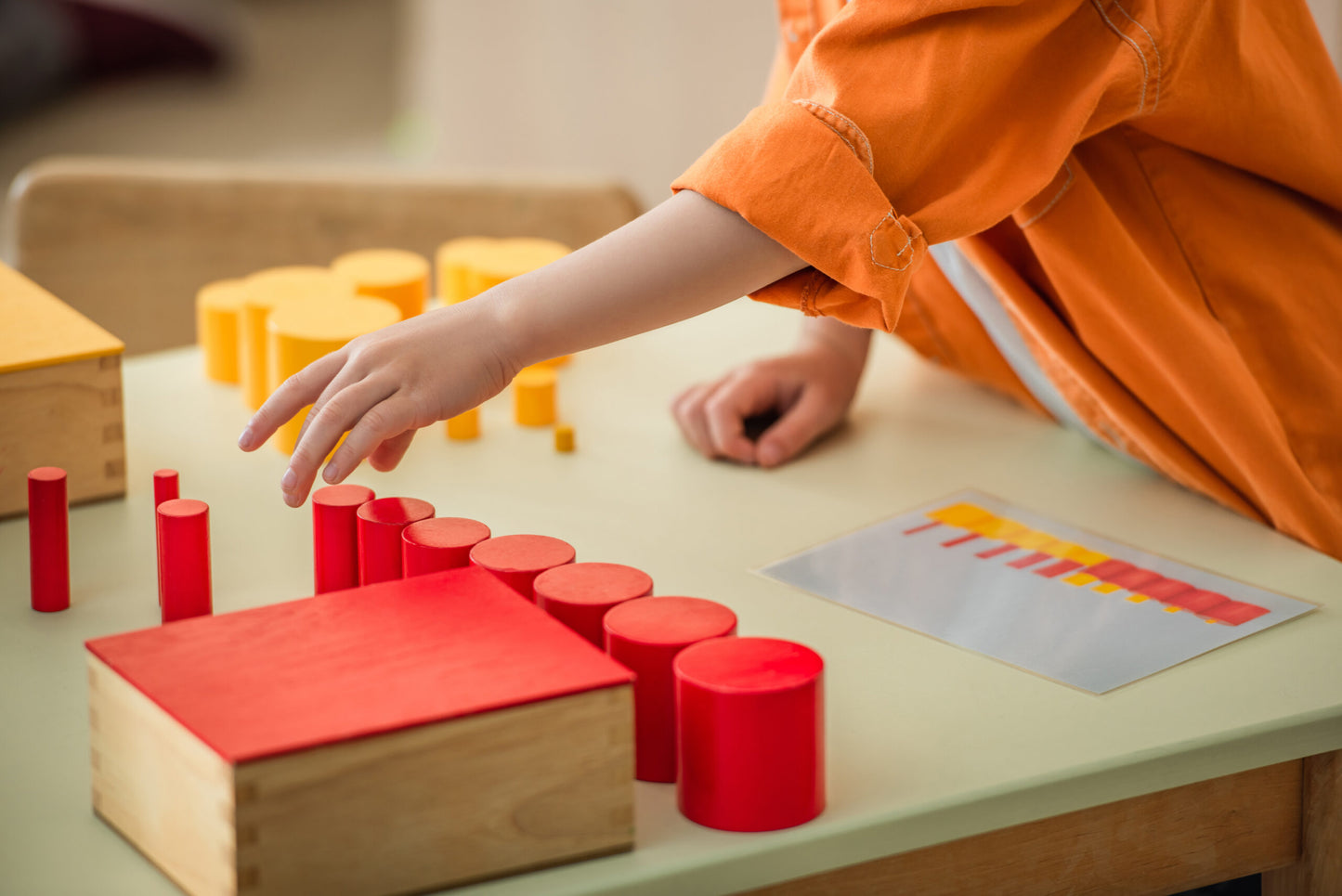 Kindermatic Montessori Knobless Cylinders 蒙特梭利 彩色圓柱體