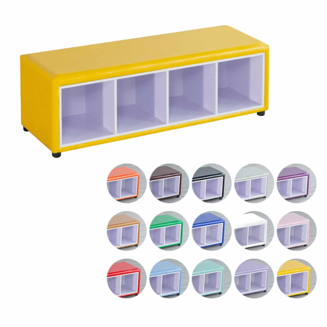 Rectangular Soft Foam Storage Bench 長方形軟體可收納長椅