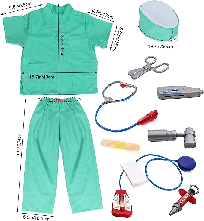 外科醫生 - 角色扮演職業服飾 Surgeon Role Play Costume for Kids