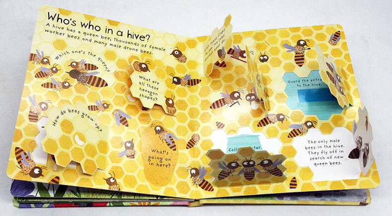 USBORNE - First Questions and Answers: Why do we need bees? 為什麼需要蜜蜂? 啟蒙問答翻翻書
