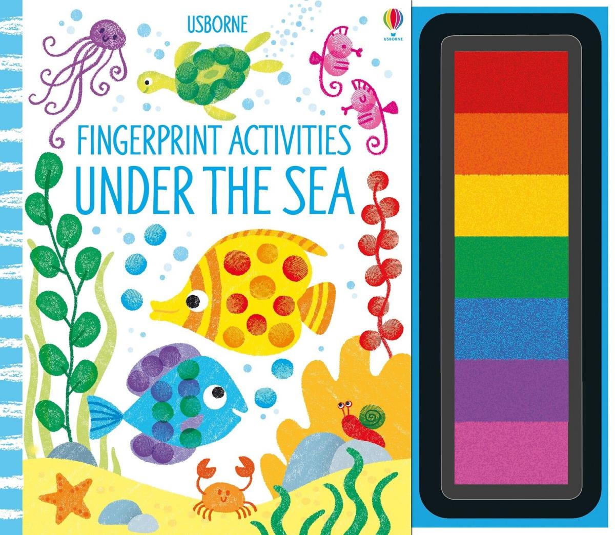 Usborne Fingerprint Activities Under the Sea 海底世界 手指畫繪畫塗鴉本