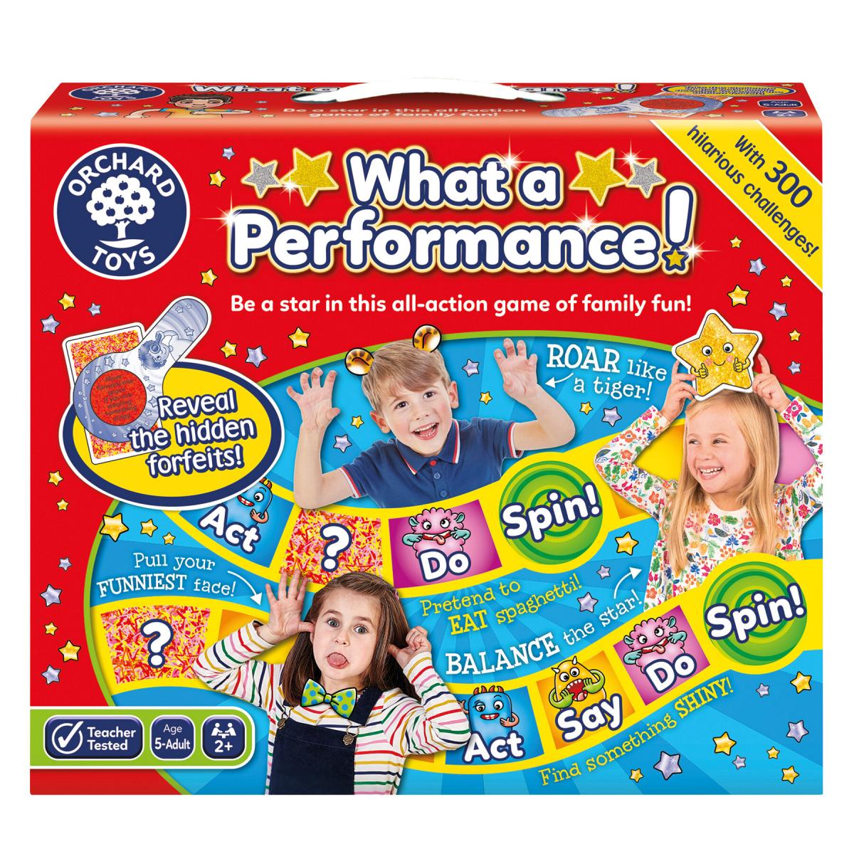 Orchard Toys What A Performance Board Game 模仿大賽家庭遊戲