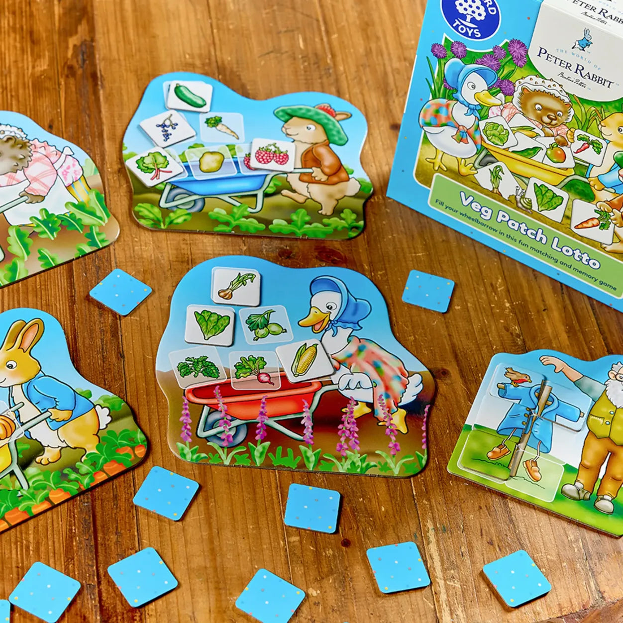 Orchard Toys Peter Rabbit™ Veg Patch Lotto Game 彼得兔™蔬果園配對記憶遊戲