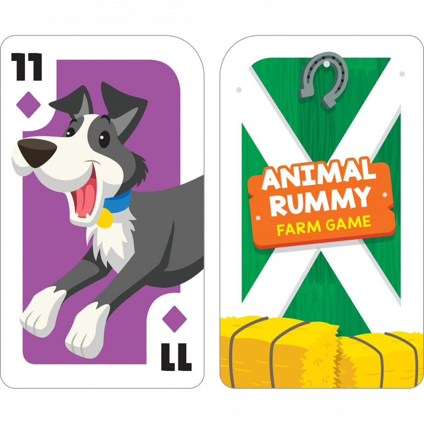 Hinkler School Zone Farm Animal Rummy Card Game 農場動物遊戲卡