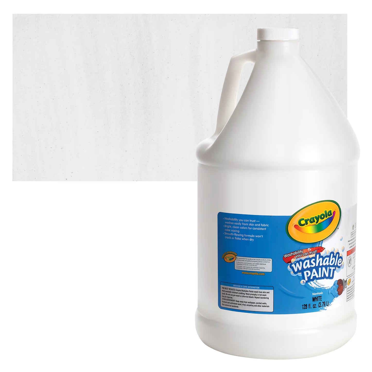 Crayola Washable Paints 1 Gallon / 3.78 L / 128 oz Jugs 1加侖大容量可洗兒童顏料