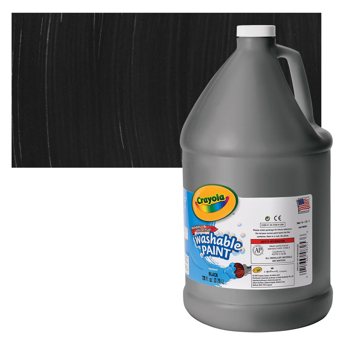 Crayola Washable Paints 1 Gallon / 3.78 L / 128 oz Jugs 1加侖大容量可洗兒童顏料 美國 AP 無毒認證