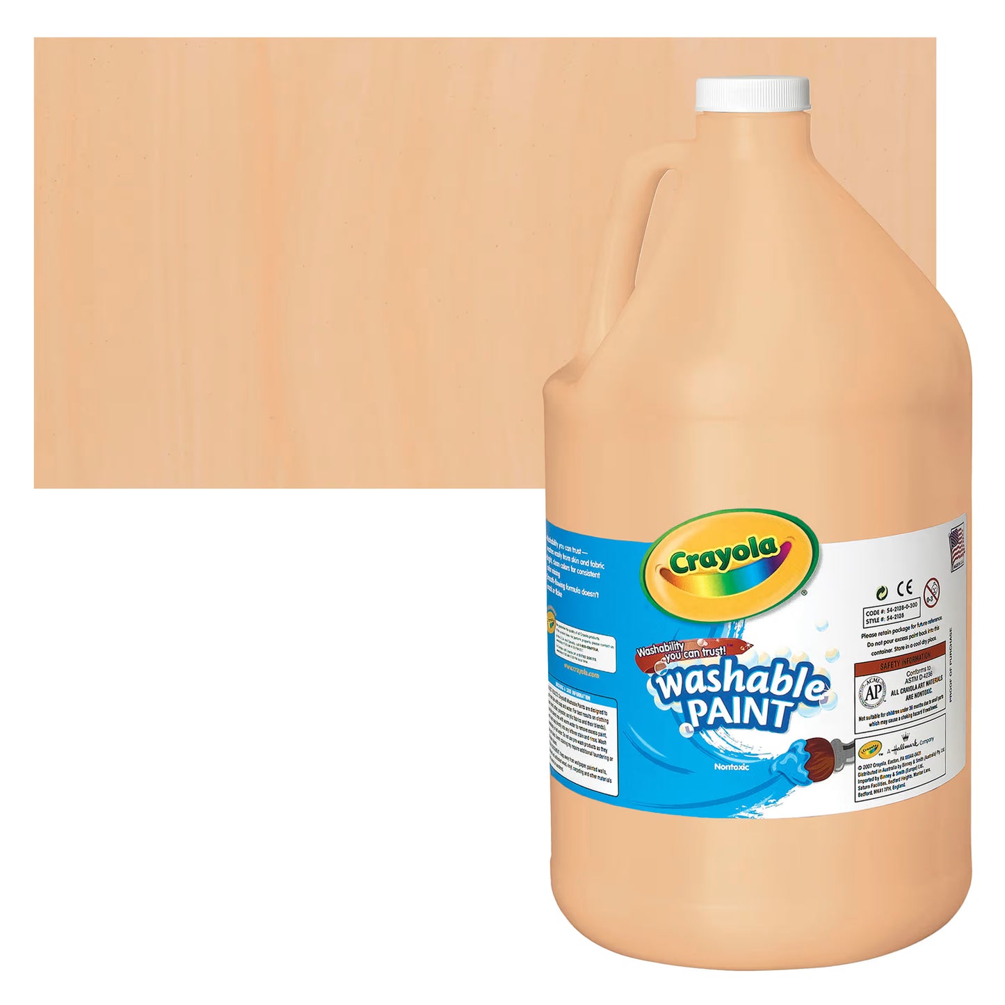Crayola Washable Paints 1 Gallon / 3.78 L / 128 oz Jugs 1加侖大容量可洗兒童顏料