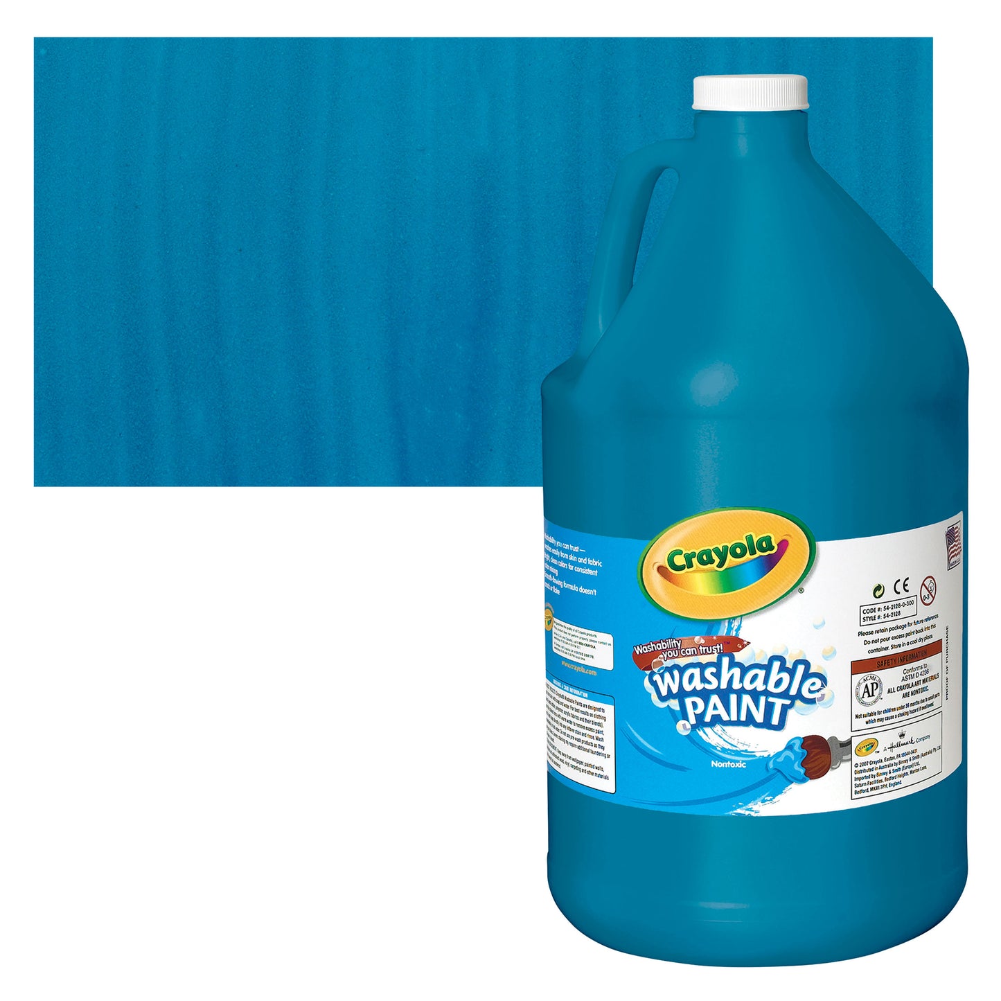 Crayola Washable Paints 1 Gallon / 3.78 L / 128 oz Jugs 1加侖大容量可洗兒童顏料