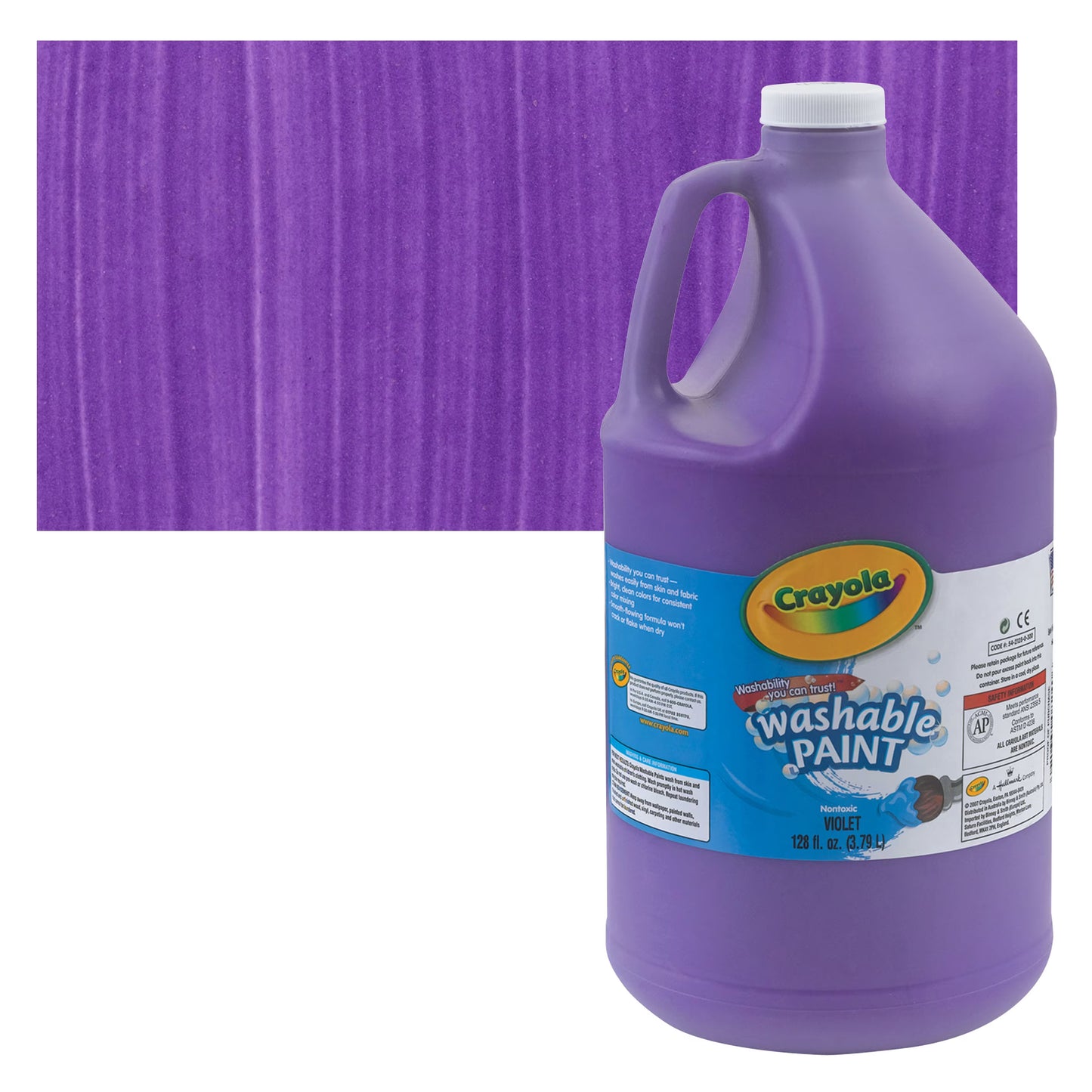 Crayola Washable Paints 1 Gallon / 3.78 L / 128 oz Jugs 1加侖大容量可洗兒童顏料
