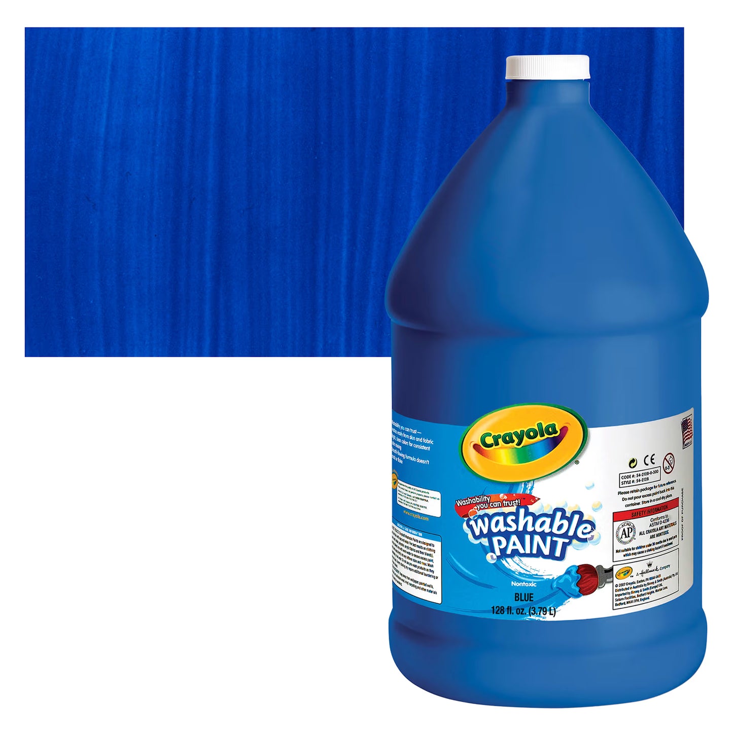 Crayola Washable Paints 1 Gallon / 3.78 L / 128 oz Jugs 1加侖大容量可洗兒童顏料