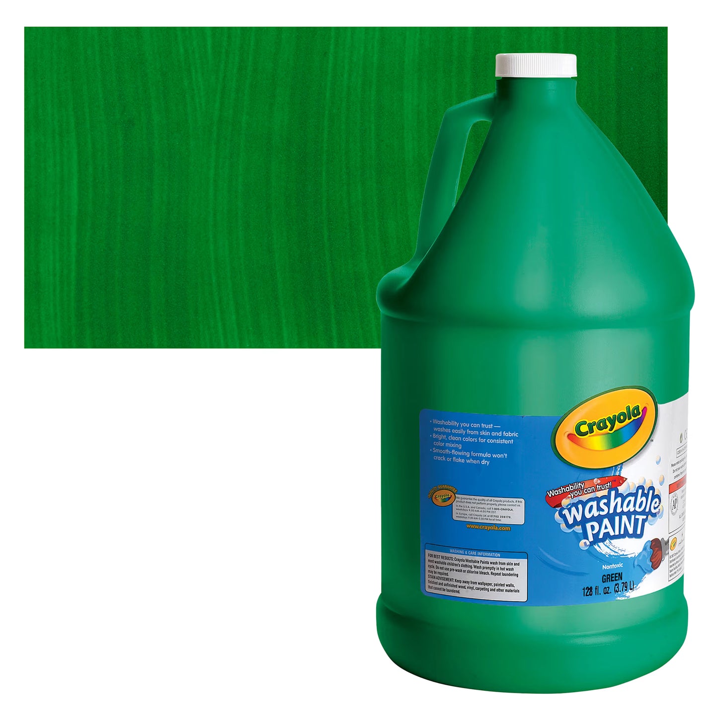 Crayola Washable Paints 1 Gallon / 3.78 L / 128 oz Jugs 1加侖大容量可洗兒童顏料
