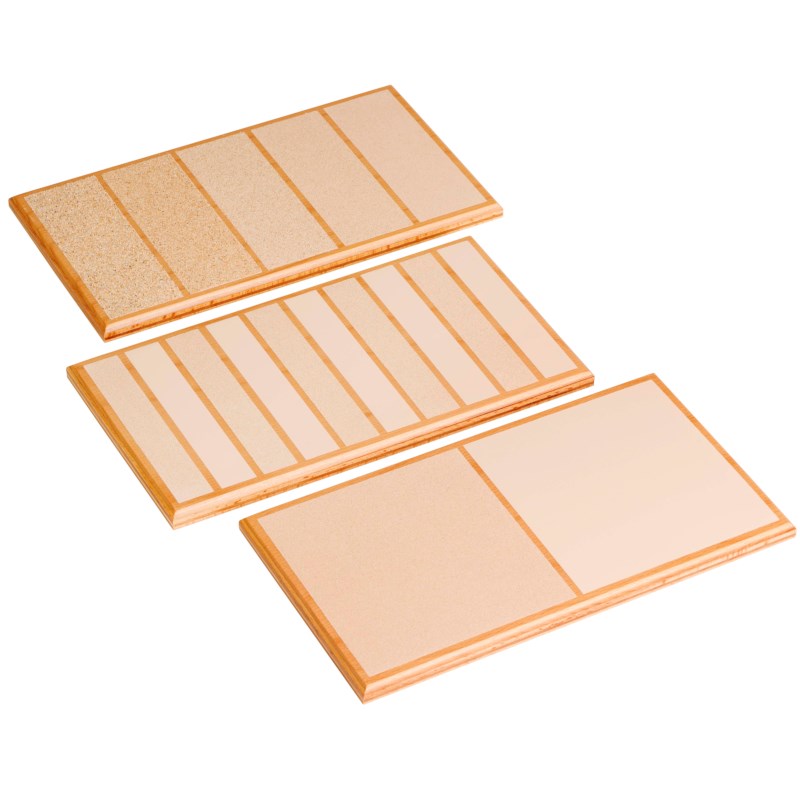 Nienhuis Montessori Rough And Smooth Boards Set 蒙特梭利教具- 光滑粗糙板組