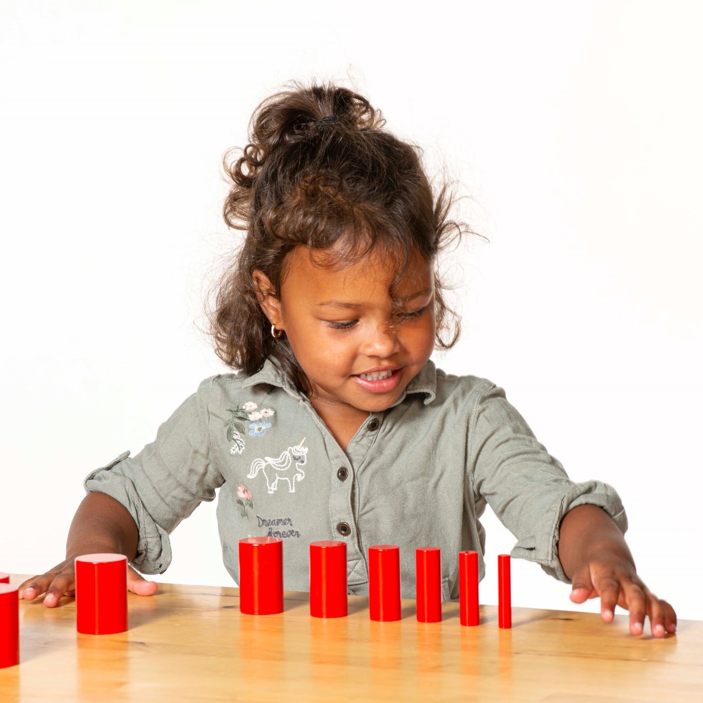 Nienhuis Montessori Set Of Knobless Cylinders 蒙特梭利教具- 彩色圓柱體