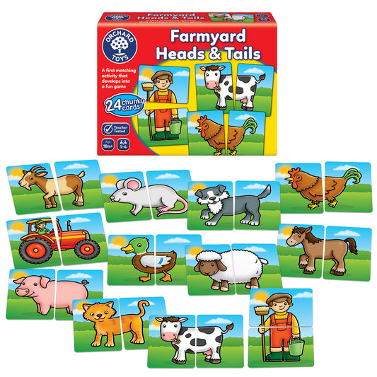 Orchard Toys Farmyard Heads and Tails Matching Game 農場動物身體配對遊戲