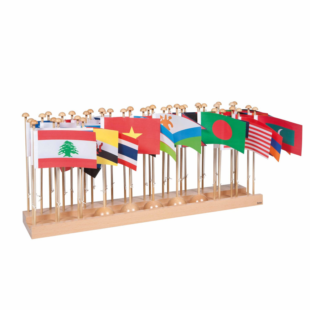 Nienhuis Montessori Flag Stand 蒙特梭利教具- 國旗組 – MY SCHOOL BUS