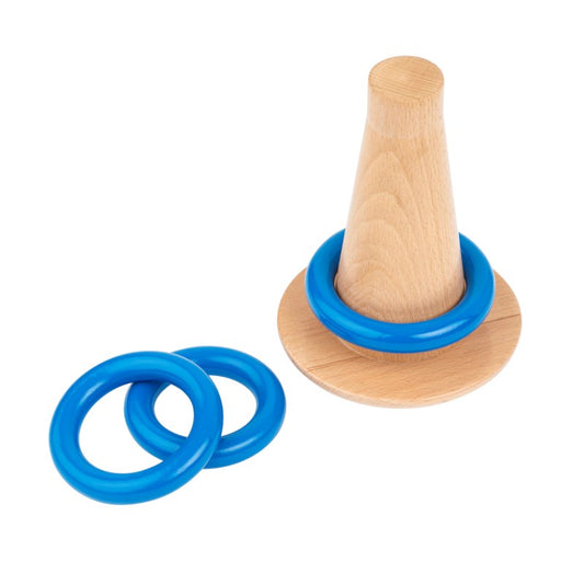 Nienhuis Montessori Rocking Stacker 蒙特梭利教具- 搖擺錐形套環