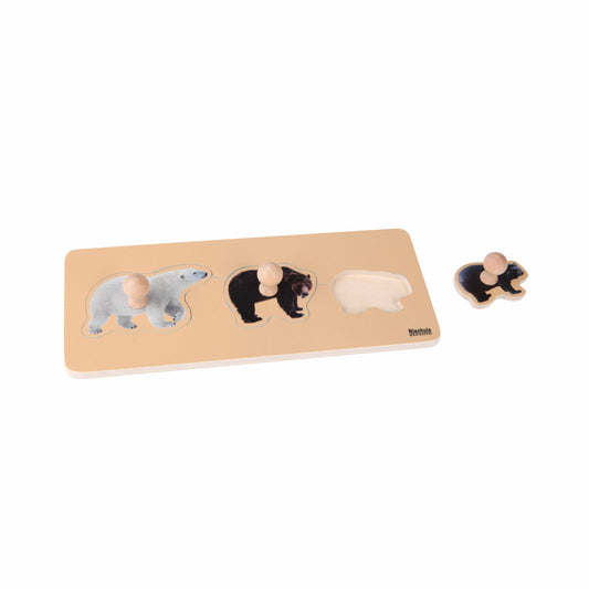 Nienhuis Montessori Toddler Puzzle: 3 Bears 蒙特梭利教具- 嬰幼兒拼圖：三隻熊