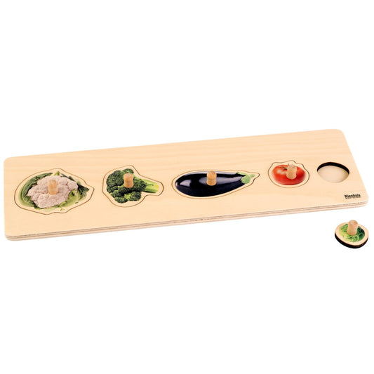 Nienhuis Montessori Toddler Puzzle: 5 Vegetables 蒙特梭利教具- 嬰幼兒拼圖：5種蔬菜