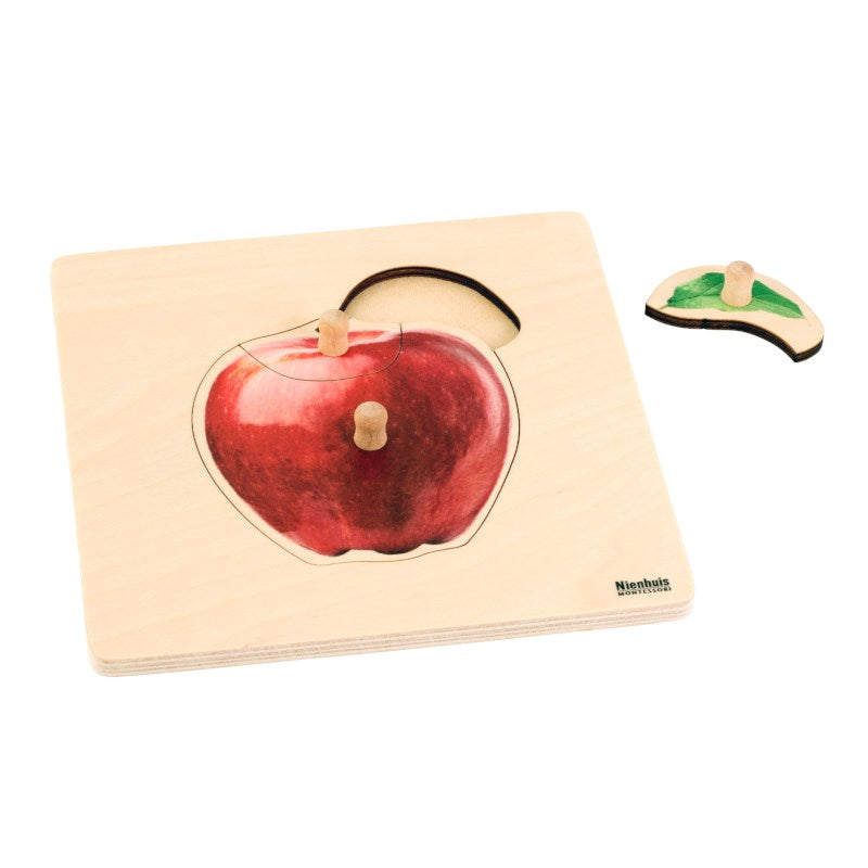 Niehuis Montessori Toddler Puzzle: Apple 蒙特梭利教具- 嬰幼兒拼圖：蘋果