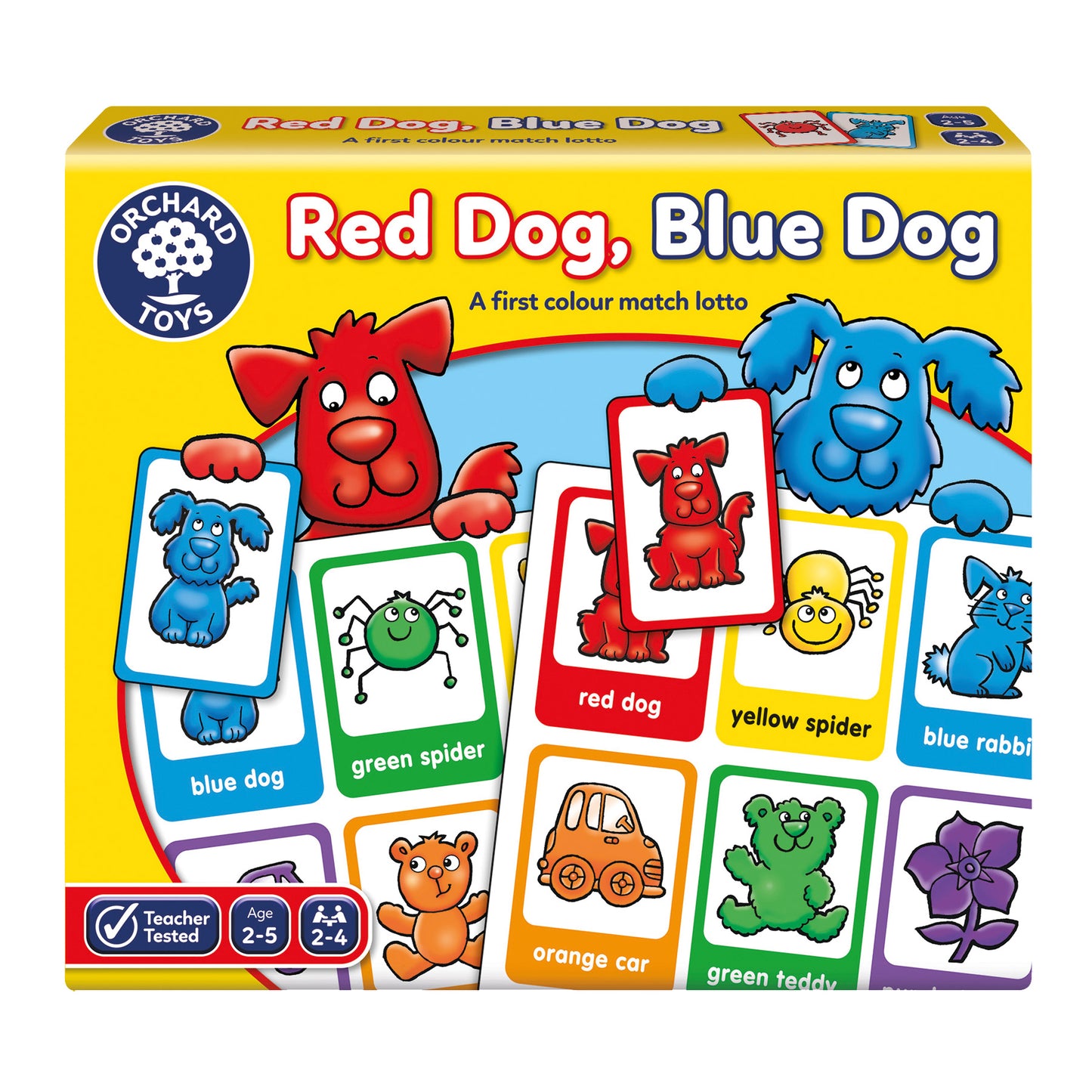 Orchard Toys Red Dog, Blue Dog Colour Lotto Game