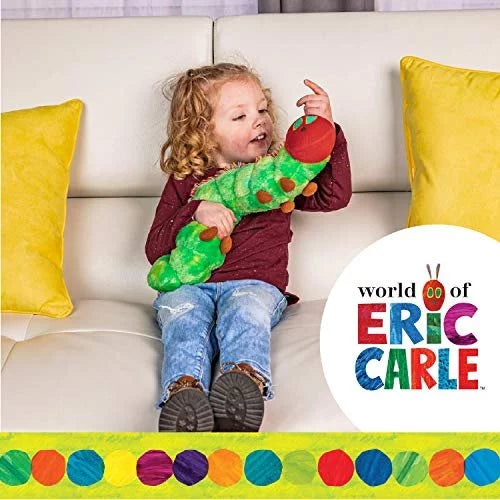 Kids Preferred Eric Carle Plush Caterpillar 42cm 艾瑞·卡爾 非常饑餓的毛毛蟲 毛絨玩具