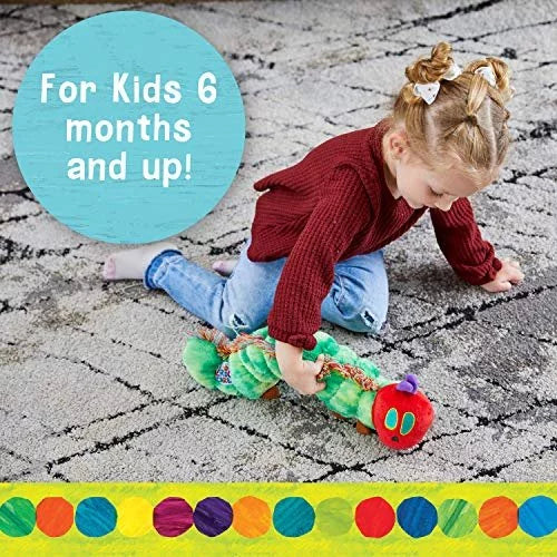Kids Preferred Eric Carle Plush Caterpillar 42cm 艾瑞·卡爾 非常饑餓的毛毛蟲 毛絨玩具