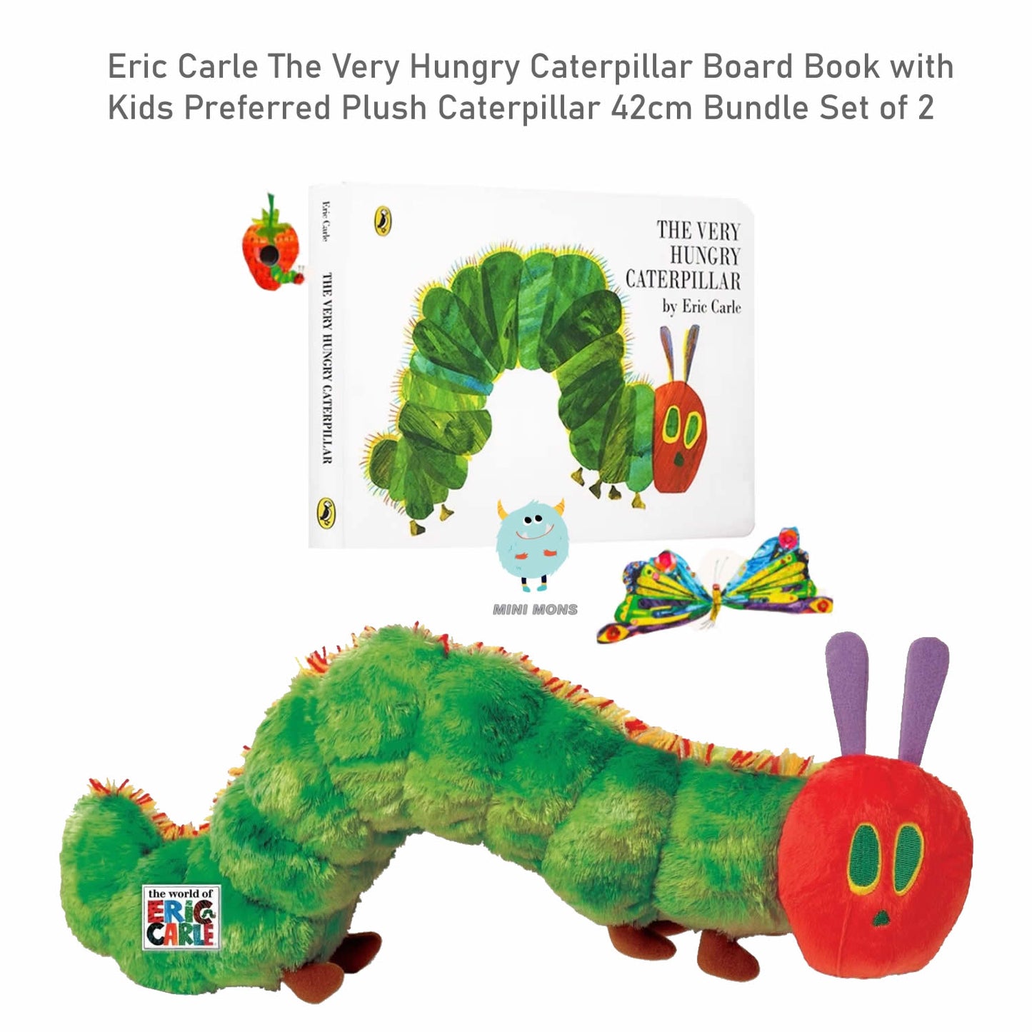 Eric Carle The Very Hungry Caterpillar Board Book 艾瑞·卡爾 非常饑餓的毛毛蟲 紙板書