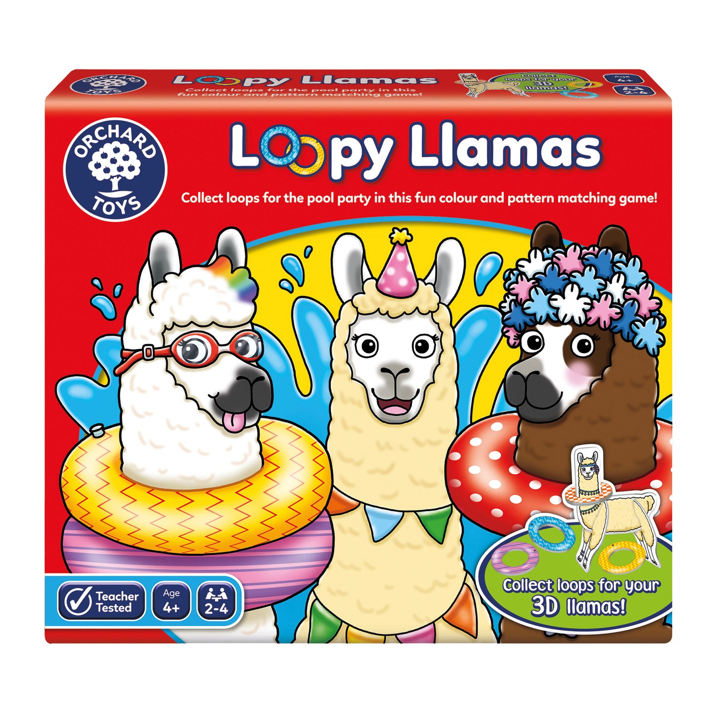 Orchard Toys Loopy Llamas Matching & Pegging Game 瘋狂大羊駝配對遊戲