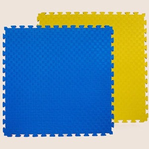 EVA Foam Puzzle Exercise Mat Interlocking Tiles L100cm x W100cm Set of 4塊裝 EVA拼接五道紋運動地墊