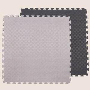 EVA Foam Puzzle Exercise Mat Interlocking Tiles L100cm x W100cm Set of 4塊裝 EVA拼接五道紋運動地墊