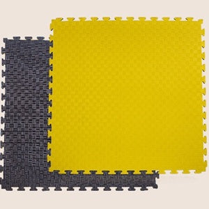 EVA Foam Puzzle Exercise Mat Interlocking Tiles L100cm x W100cm Set of 4塊裝 EVA拼接五道紋運動地墊