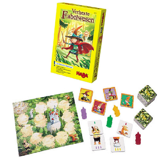 Haba 5874 Bewitched Creatures Card Matching Game 魔法學徒的冒險 邏輯思維組合遊戲