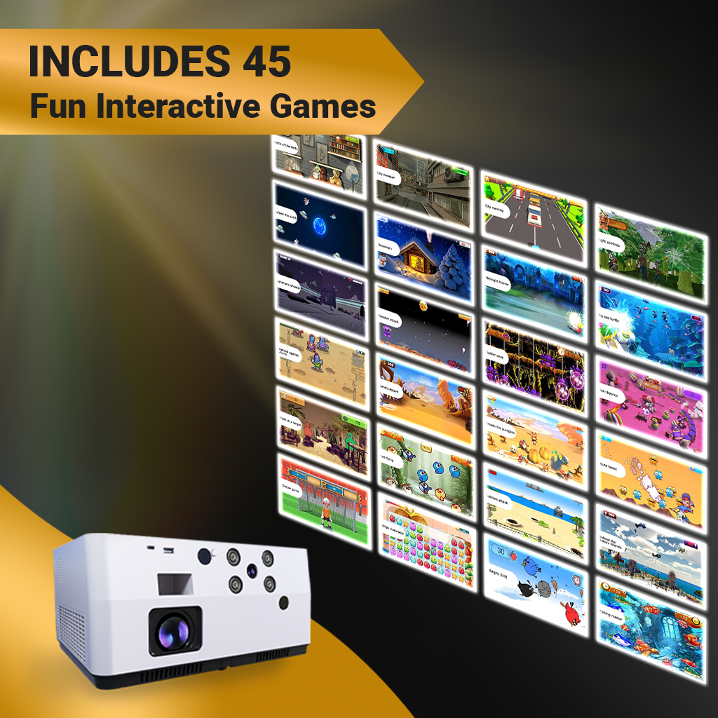 Kindermatic Interactive Projection System – Floor, Wall and Immersive Games 互動投影地板與牆面沉浸式遊戲系統