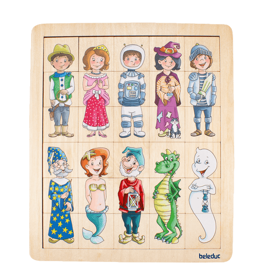 Beleduc Match and Mix Fantasy 故事角色-記憶配對拼圖遊戲