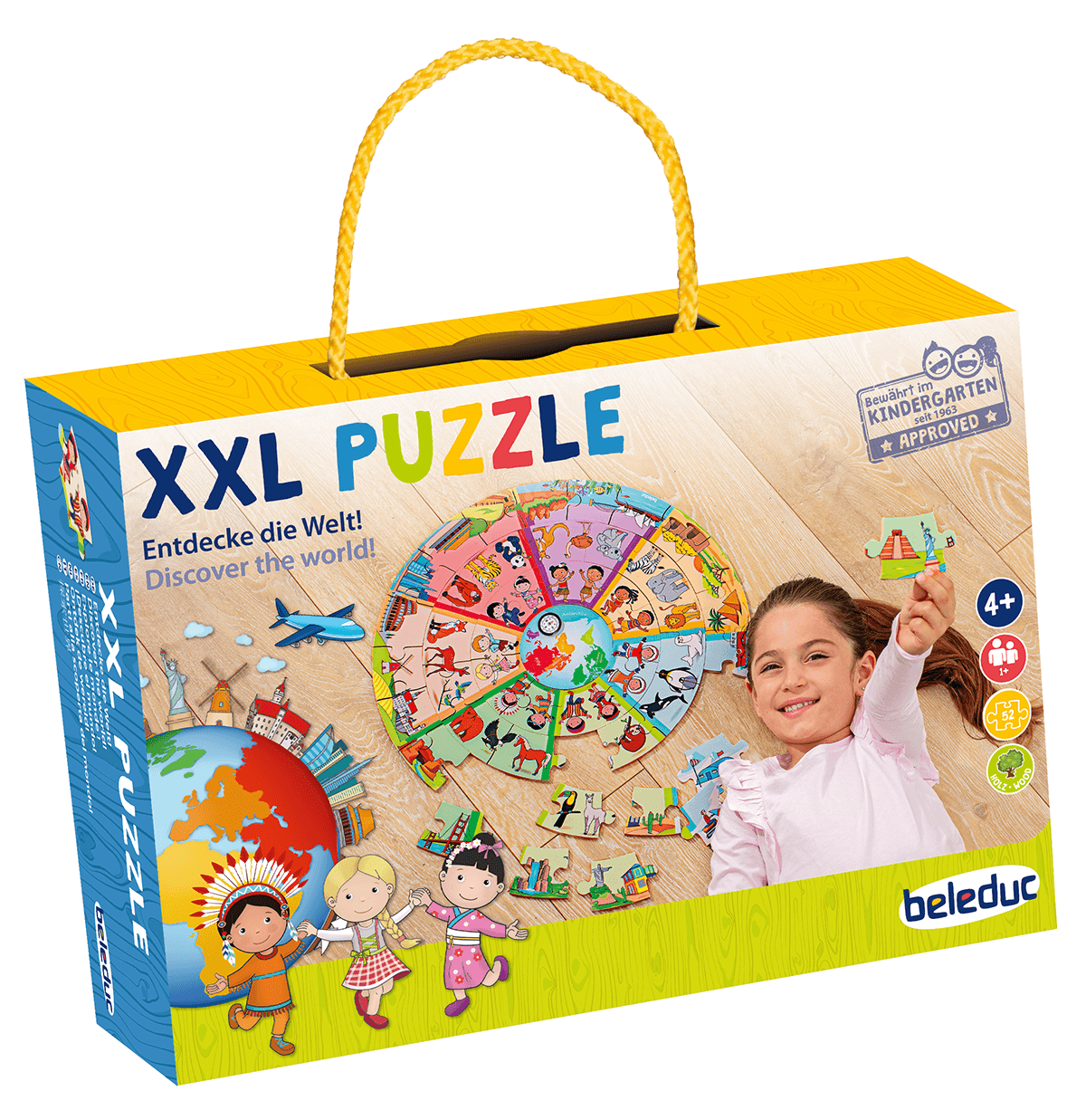 Beleduc Discover the World XXL Learning Puzzle