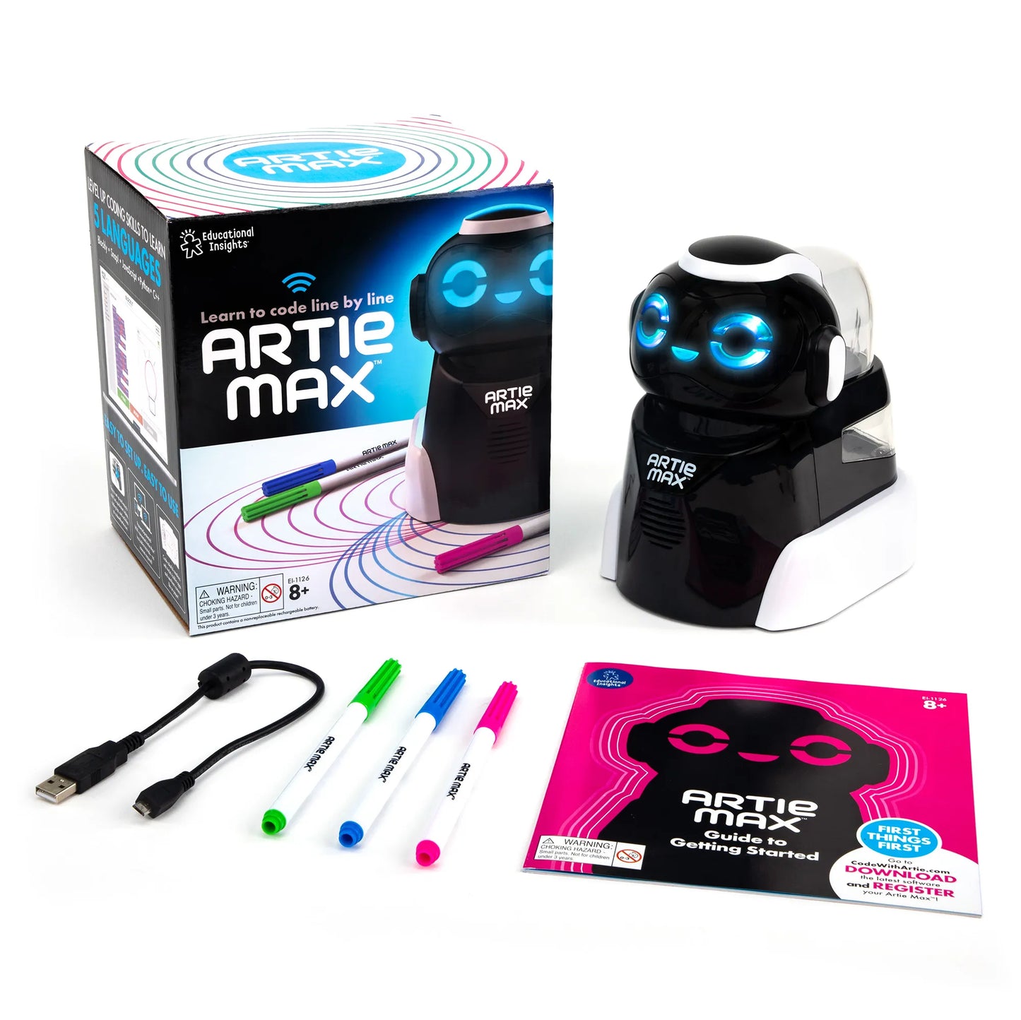 Educational Insights Artie Max the Coding & Drawing Robot