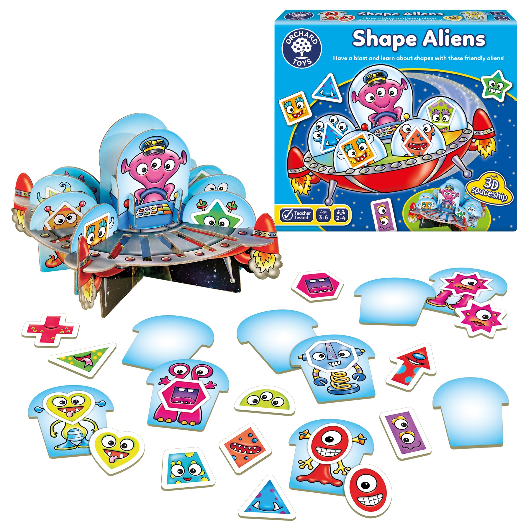 Orchard Toys Shape Aliens Cosmic Matching Game – MY SCHOOL BUS