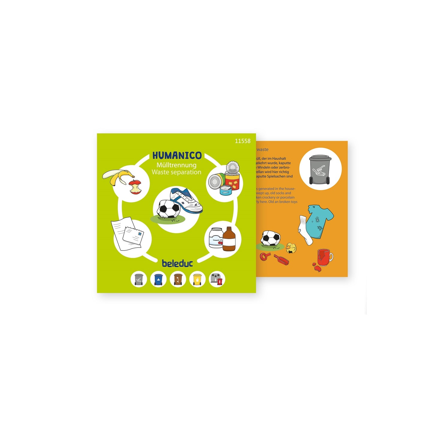 Beleduc Fun Matching - Waste Recycling 配對拼圖-垃圾回收