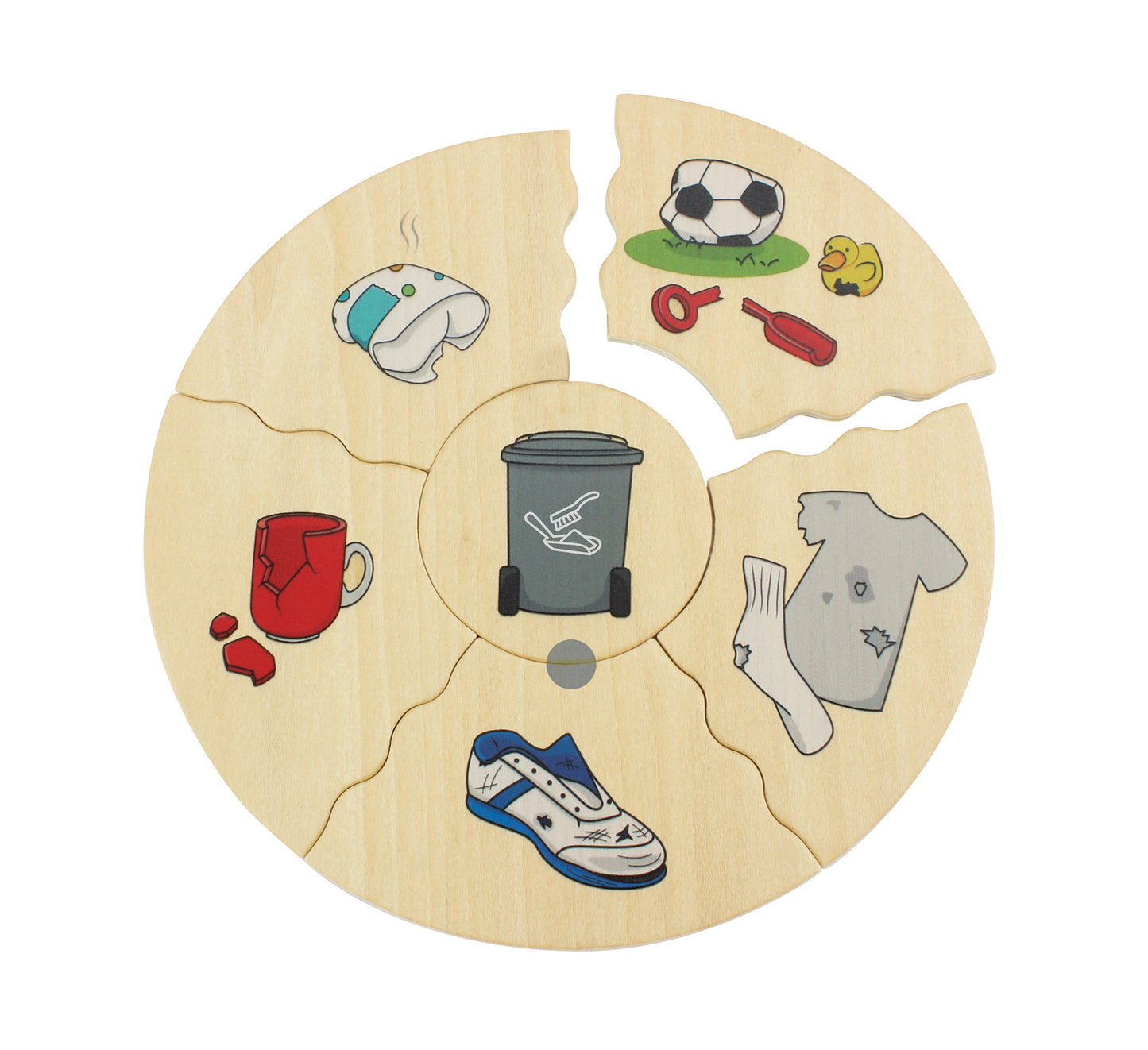 Beleduc Fun Matching - Waste Recycling 配對拼圖-垃圾回收