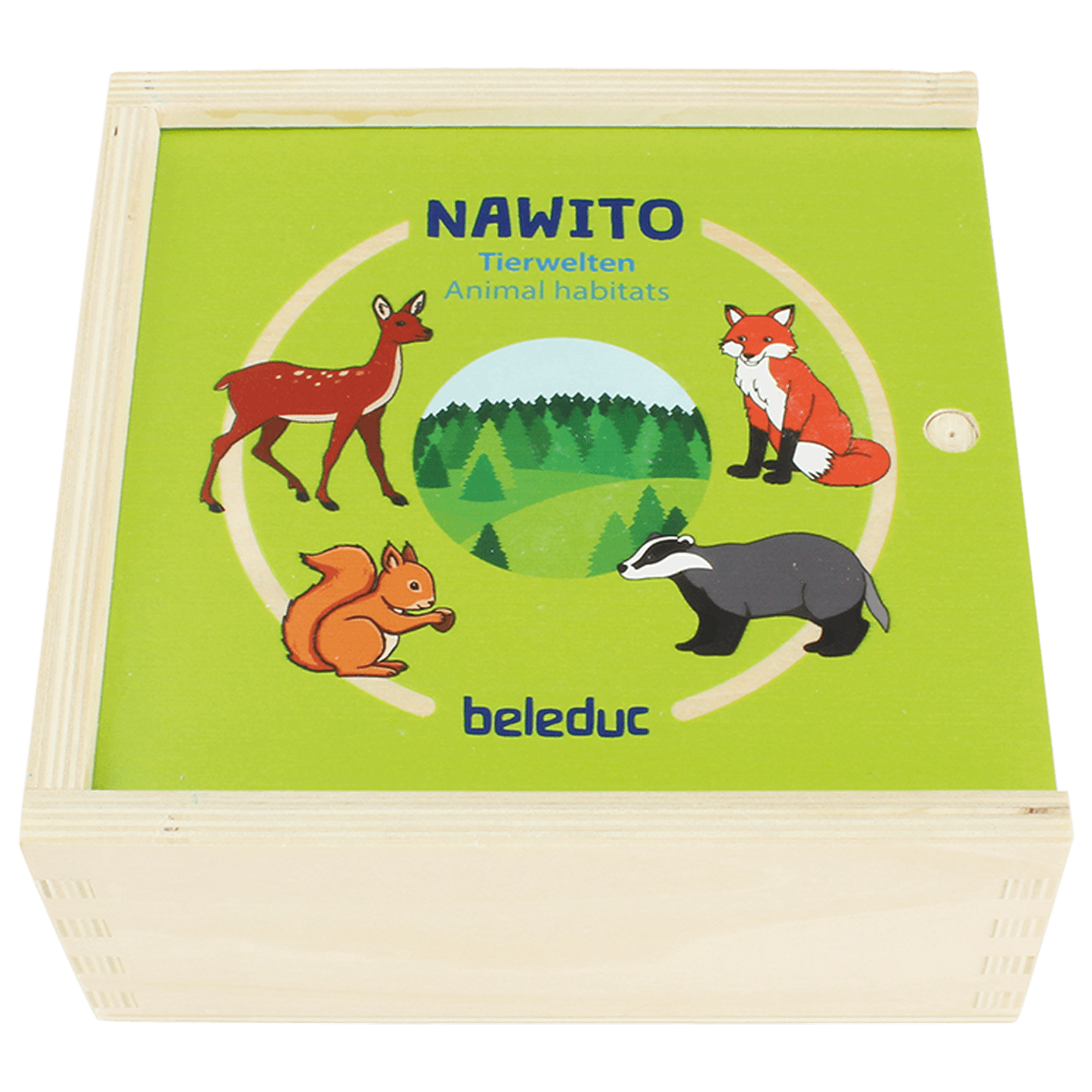Beleduc Nawito Animal Habitat Matching Puzzle 動物棲息地情景配對拼圖