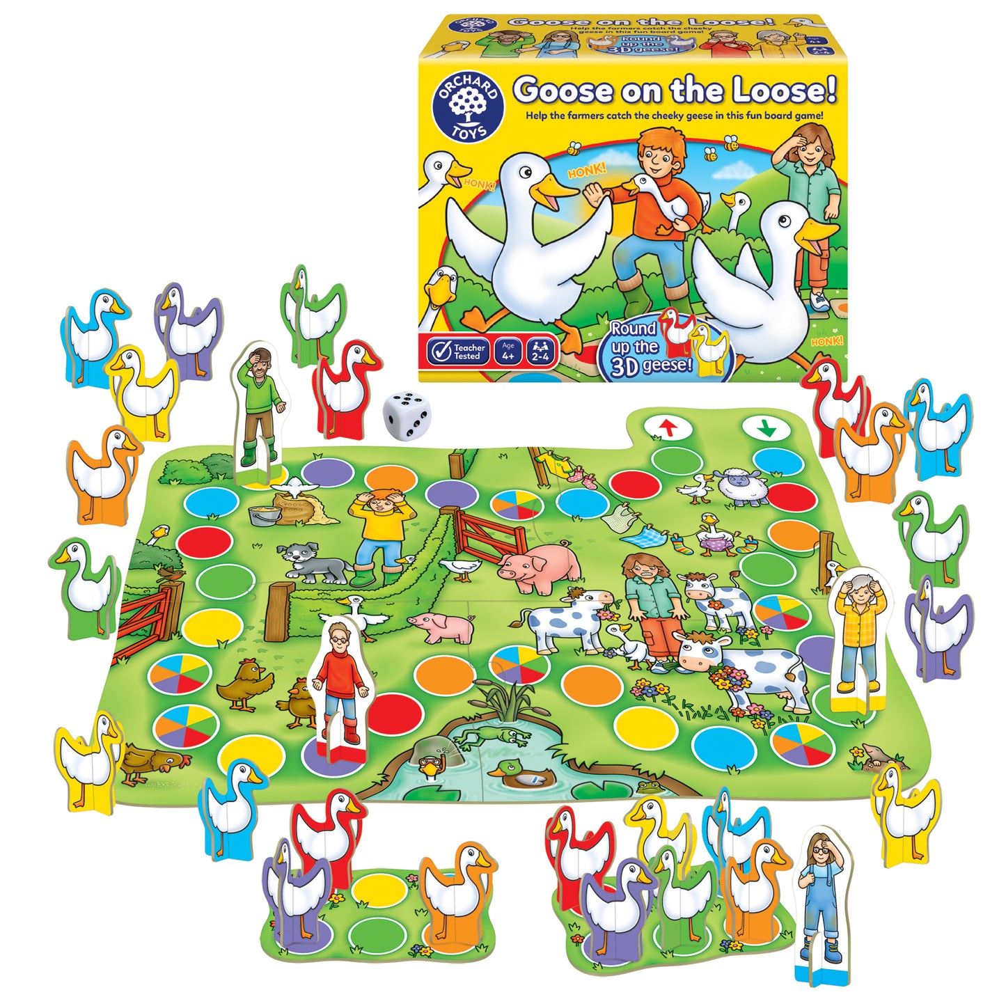 Orchard Toys Goose on the Loose! Game Colour Matching Game