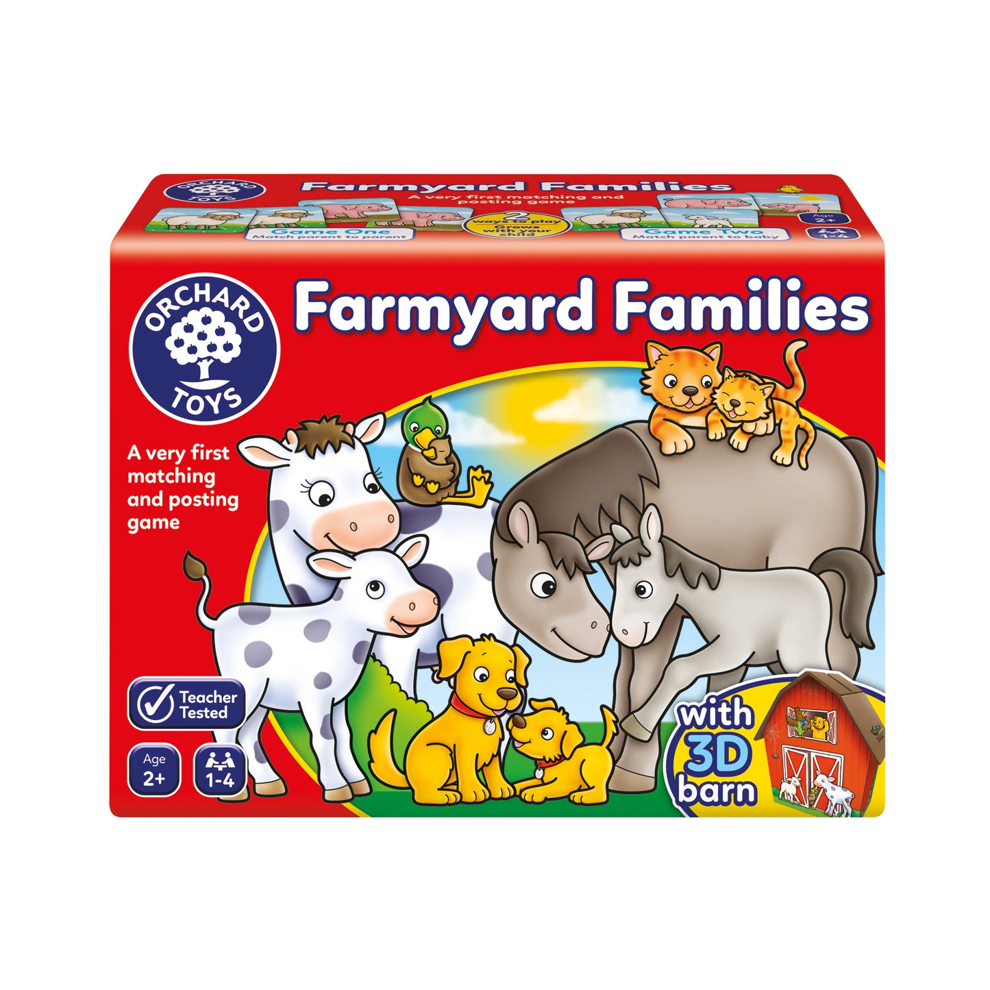 Orchard Toys Farmyard Families Matching and Posting Game